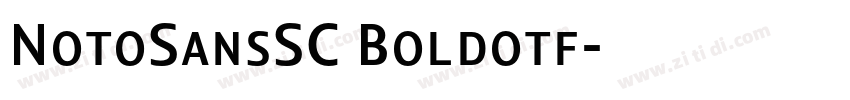 NotoSansSC Boldotf字体转换 NotoSansSC Boldotf字体转换